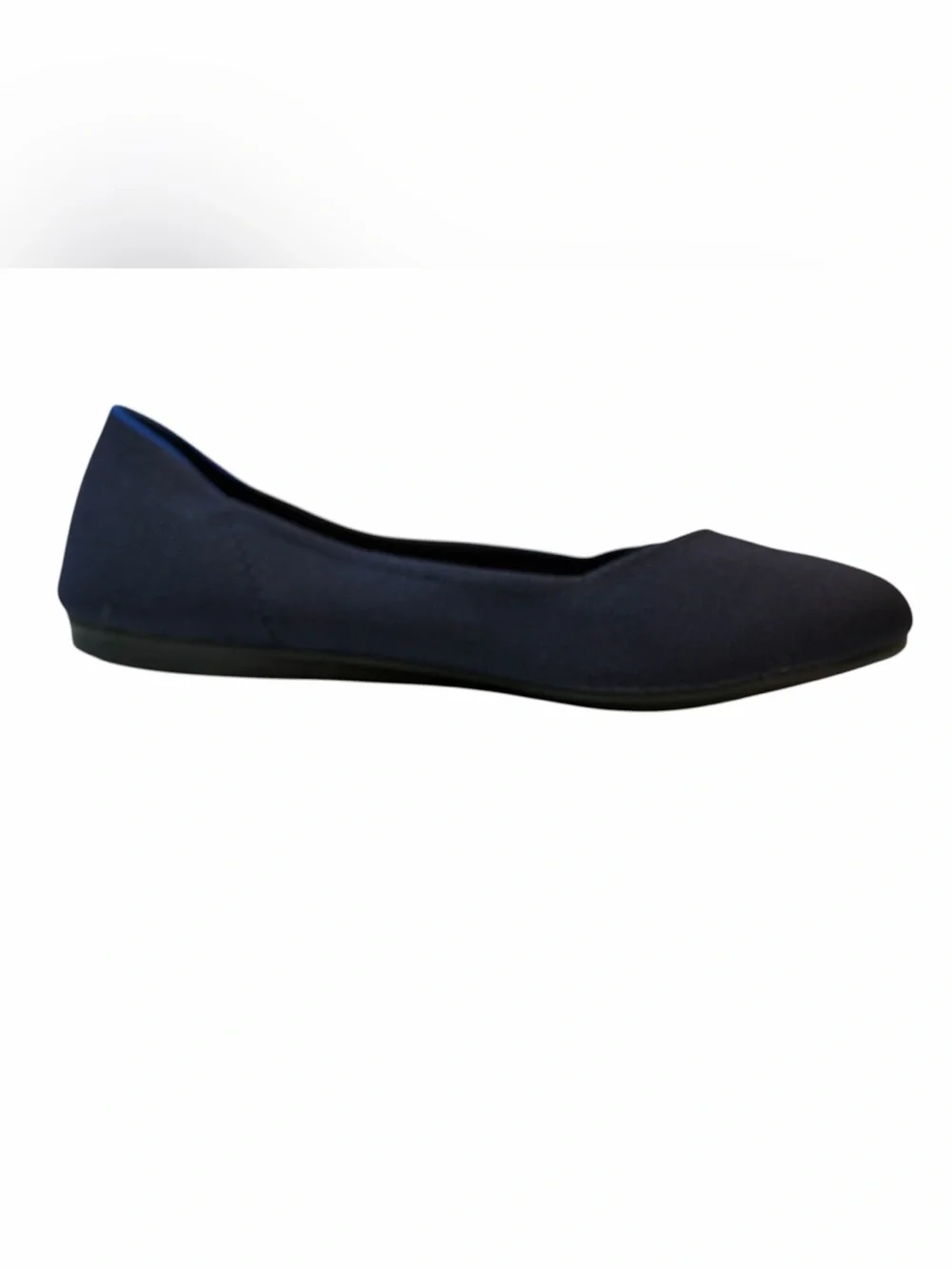 Rothy’s The Flat Navy Knit Ballet Flats Women’s 7.5 EUC Washable
